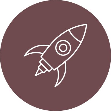 Uzay Roketi Simgesi, Web Kullanımı için Vektör Resimleri