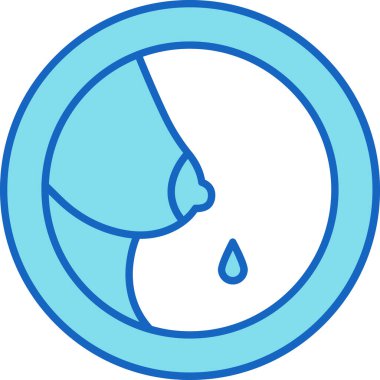 Web kullanımı için Emzirme Simgesi, Vektör İllüstrasyonu