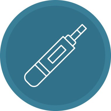 Hamilelik Test Simgesi, Web Kullanımı için Vektör İllüstrasyonu