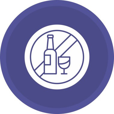 Web Kullanımı İçin İçme Simgesi, Vektör İllüstrasyonu Yok