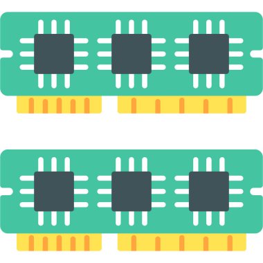 Ram Simgesi, Web Kullanımı için Vektör İllüstrasyonu