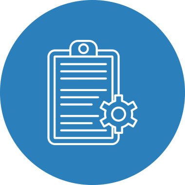 Web Kullanımı için Proje Simgesi, Vektör İllüstrasyonu