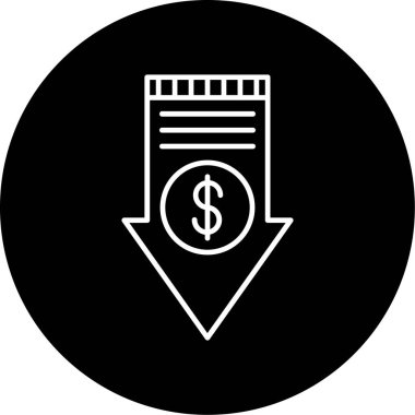 Web Kullanımı için Düşük Fiyat Simgesi, Vektör İllüstrasyonu