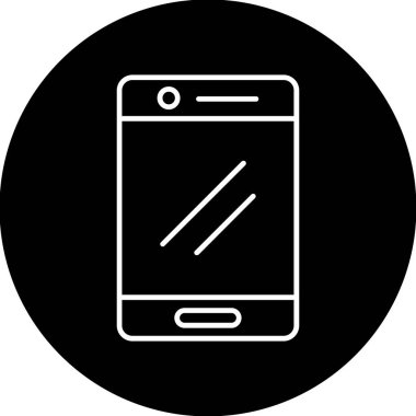 Web Kullanımı için Akıllı Telefon Simgesi, Vektör İllüstrasyonu