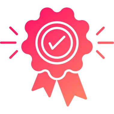 Web Kullanımı için Garanti Simgesi, Vektör İllüstrasyonu