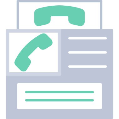 Web Kullanımı için Telefon kulübesi Simgesi, Vektör İllüstrasyonu