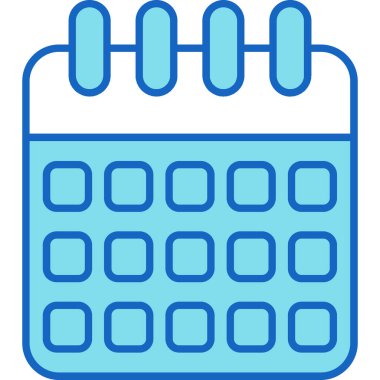 Web Kullanımı için Zamanlama Simgesi, Vektör İllüstrasyonu