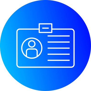 Web kullanımı için Üyelik Simgesi, Vektör İllüstrasyonu