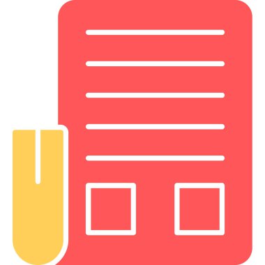 Web Kullanımı için Haber Simgesi, Vektör İllüstrasyonu