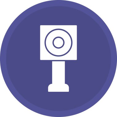 Web Kullanımı için Butterstamp Simgesi, Vektör İllüstrasyonu