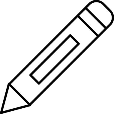 Kalem. svg Simgesi, Web Kullanımı için Vektör İllüstrasyonu