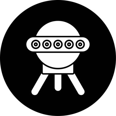 Sputnik Simgesi, Web Kullanımı için Vektör Resimleri