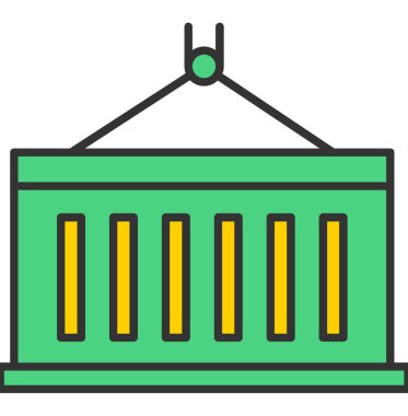 Web Kullanımı için Taşıyıcı Simgesi, Vektör İllüstrasyonu