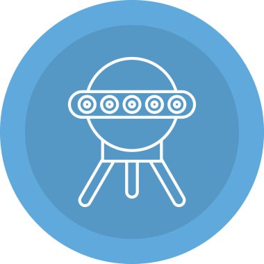 Sputnik Simgesi, Web Kullanımı için Vektör Resimleri