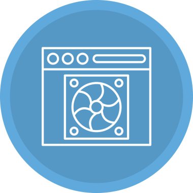 Web Kullanımı için Web Simgesi, Vektör İllüstrasyonu