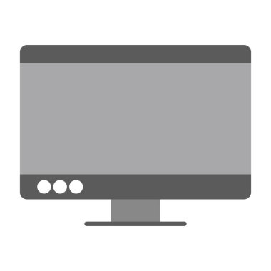 Web Kullanımı için Bilgisayar Simgesi, Vektör İllüstrasyonu