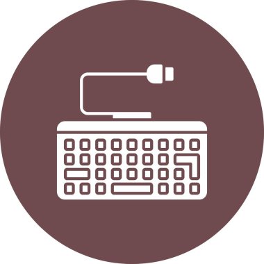 Web Kullanımı için Klavye Simgesi, Vektör İllüstrasyonu