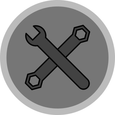 Web Kullanımı için Araç Simgesi, Vektör İllüstrasyonu