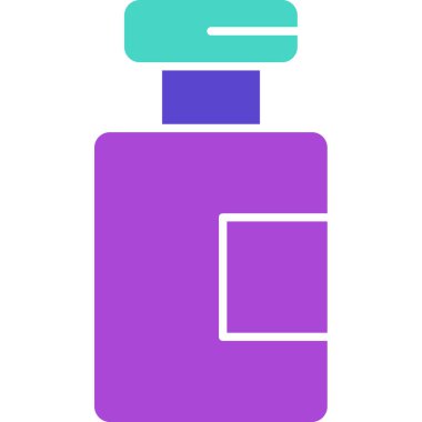 Web Kullanımı için Vial Simgesi, Vektör İllüstrasyonu