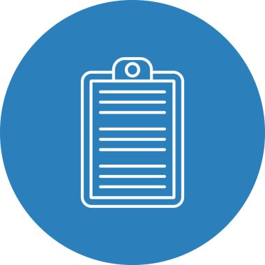 Web Kullanımı için Pano Simgesi, Vektör İllüstrasyonu