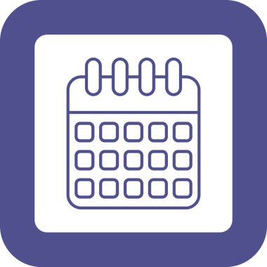 Web Kullanımı için Zamanlama Simgesi, Vektör İllüstrasyonu