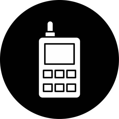 Web Kullanımı için Telefon Simgesi, Vektör İllüstrasyonu