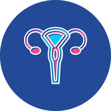 Web kullanımı için Rahim Simgesi, Vektör İllüstrasyonu