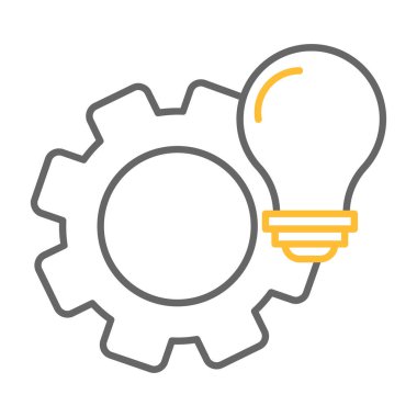 Web Kullanımı için Vektör İllüstrasyonu Gear Simgesi