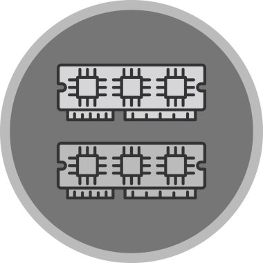 Ram Simgesi, Web Kullanımı için Vektör İllüstrasyonu