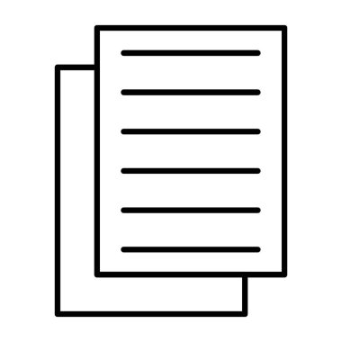 Notlar.svg Simgesi, Web Kullanımı için Vektör İllüstrasyonu