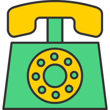 Web Kullanımı için Telefon Simgesi, Vektör Resimleri Çevir