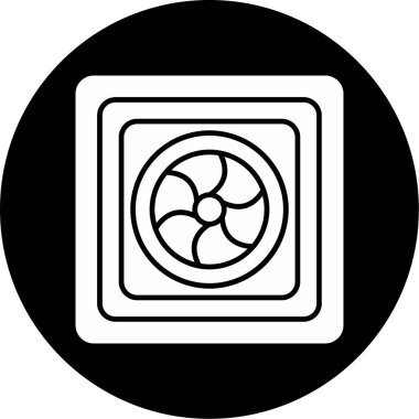 Web Kullanımı için Fan Simgesi, Vektör İllüstrasyonu