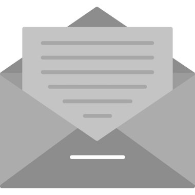 Web kullanımı için Zarf Simgesi, Vektör İllüstrasyonu