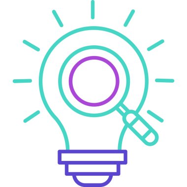 Web Kullanımı için hafif Simge, Vektör İllüstrasyonu