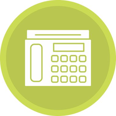 Web kullanımı için Aktarım Telefonu Simgesi, Vektör İllüstrasyonu