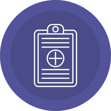 Web Kullanımı için Not Defteri Simgesi, Vektör İllüstrasyonu