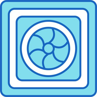 Web Kullanımı için Fan Simgesi, Vektör İllüstrasyonu