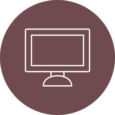 Web Kullanımı için Bilgisayar Simgesi, Vektör İllüstrasyonu