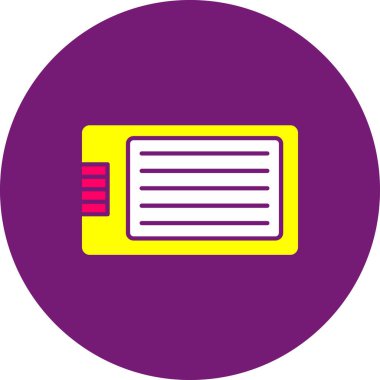 Web Kullanımı için Tablet Simgesi, Vektör İllüstrasyonu