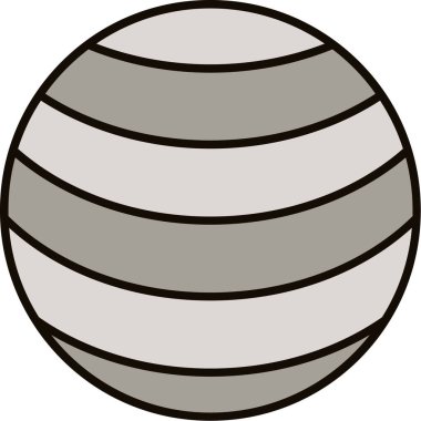 Web Kullanımı için Neptün Simgesi, Vektör İllüstrasyonu