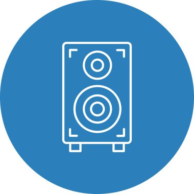 Web Kullanımı için Sözcü Simgesi, Vektör İllüstrasyonu