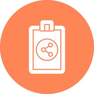 Web Kullanımı için Simge Paylaş, Vektör İllüstrasyonu