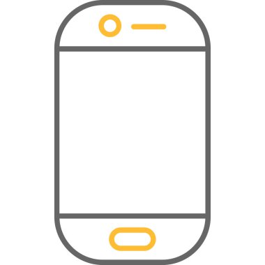 Samsung Galaksi Simgesi, Web Kullanımı için Vektör İllüstrasyonu