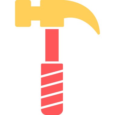 Çekiç Simgesi, Web Kullanımı için Vektör İllüstrasyonu