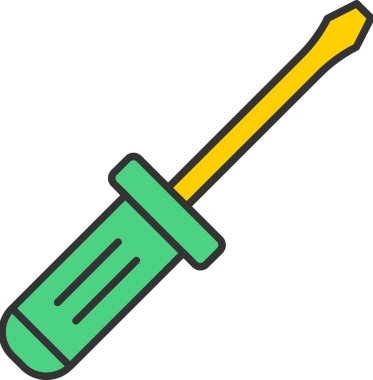 Web Kullanımı için Sürücü Simgesi ve Vektör İllüstrasyonunu Becer