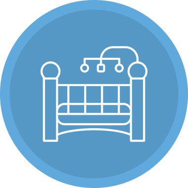 Bebek Beşiği Simgesi, Web Kullanımı için Vektör İllüstrasyonu