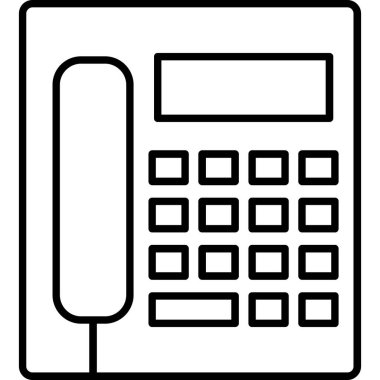 Phonebooth.svg Simgesi, Web Kullanımı için Vektör İllüstrasyonu