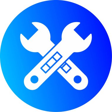 Web Kullanımı için Vektör İllüstrasyonu Çapraz Anahtarı Simgesi