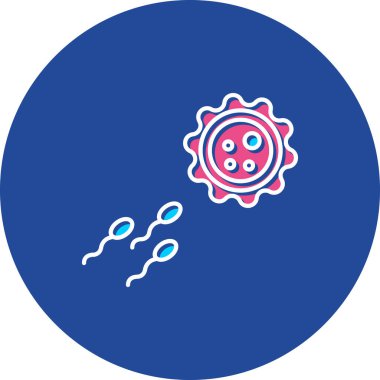 Web kullanımı için Döllenme Simgesi, Vektör İllüstrasyonu