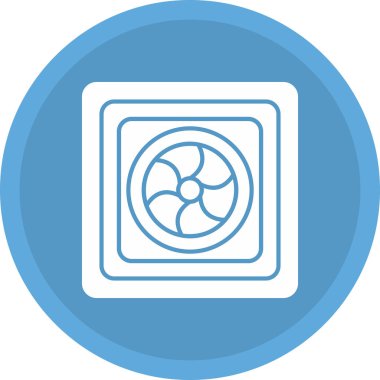 Web Kullanımı için Fan Simgesi, Vektör İllüstrasyonu